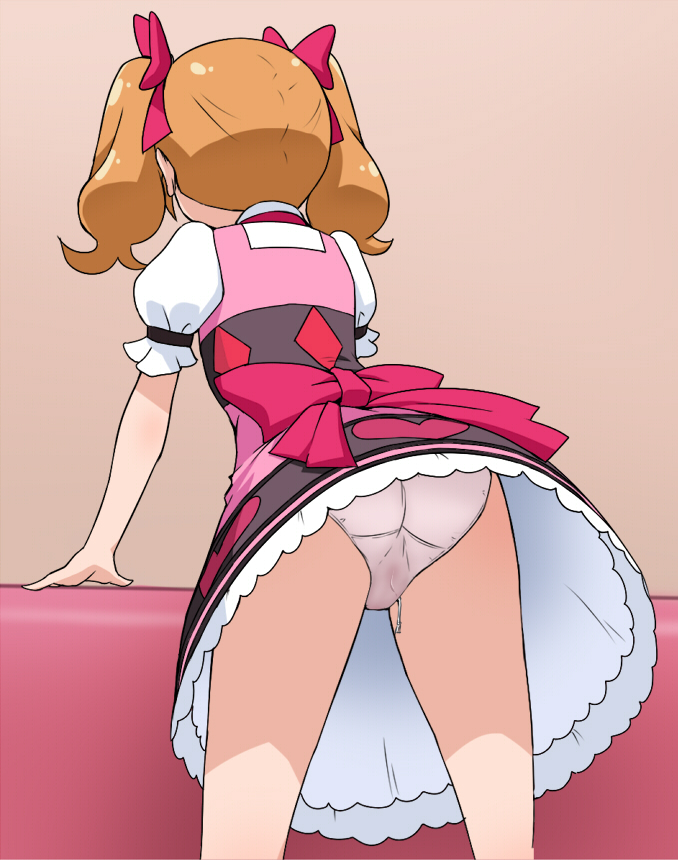 Jouwan Aisaki Emiru Hugtto Precure Precure Girl Ass Blush Bow