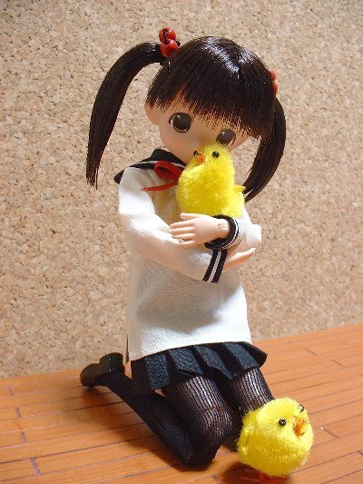 Moko Chan Tagme Doll Moe Phrase Photo Medium Twintails Image