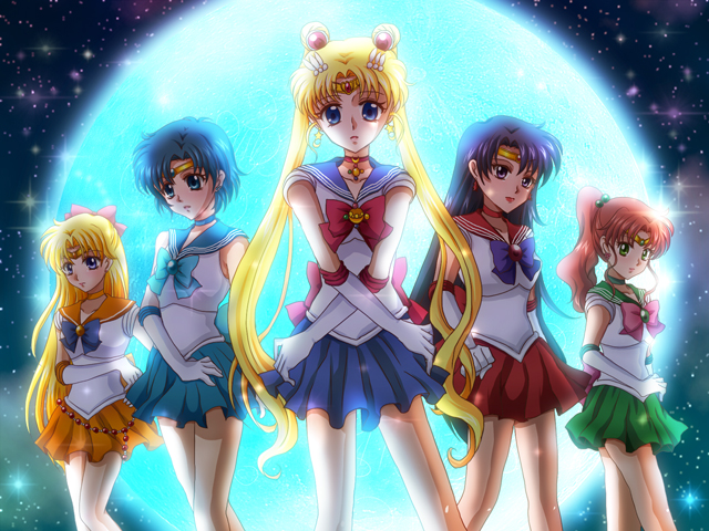 Miton Aino Minako Hino Rei Kino Makoto Mizuno Ami Sailor Jupiter Sailor Mars Sailor