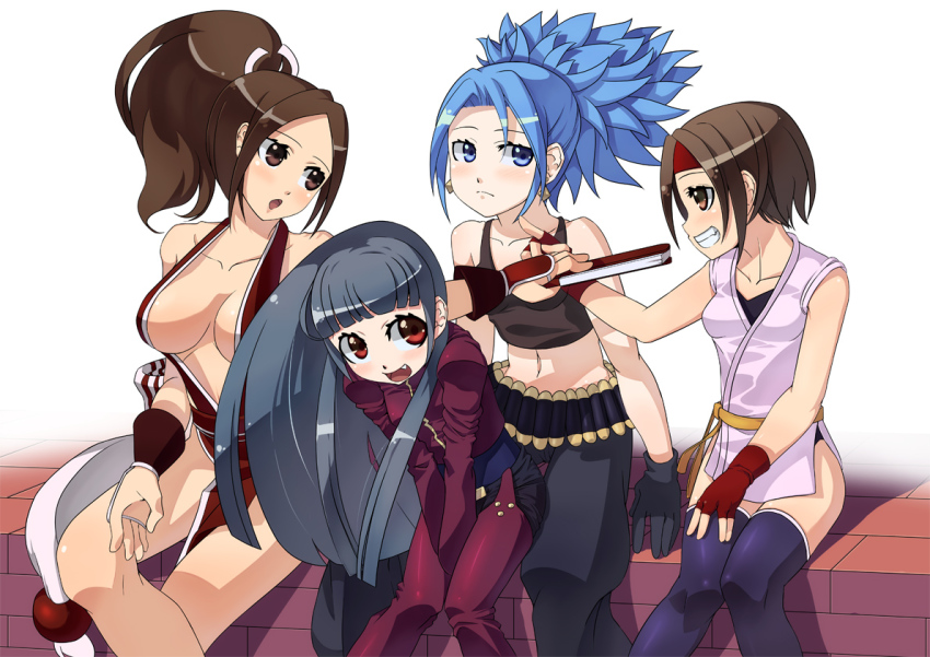 Ichikyuu Ninomae Ichijiku Yama Ji Kula Diamond Leona Heidern Shiranui Mai Yuri Sakazaki