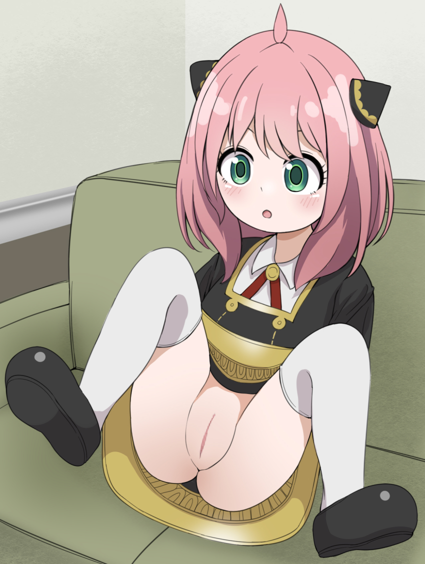 anya (spy x family), spy x family, highres, tagme, 1girl, blush, censored,  female focus, full body, loli, mosaic censoring, solo - Image View - |  Gelbooru - Free Anime and Hentai Gallery
