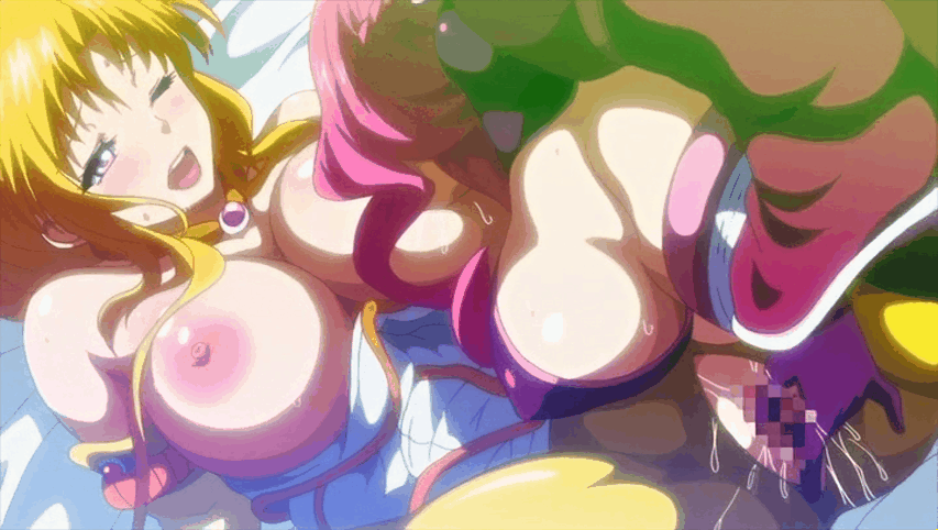 Majuu Jouka Shoujo Utea Animated Animated 2girls Bed Blush 