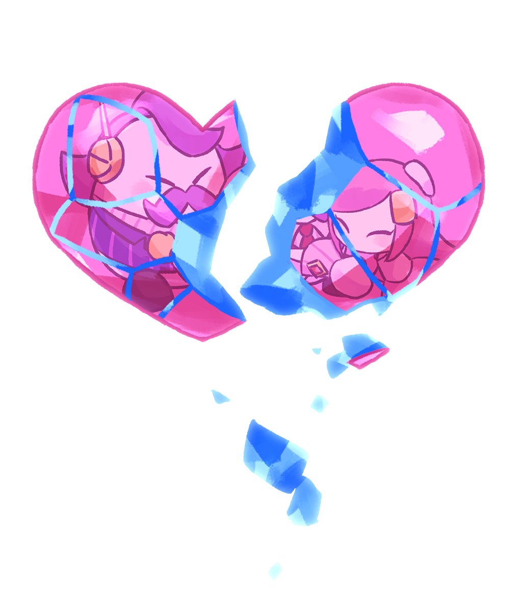 1boy 1girl artist_request broken_heart closed_eyes facial_hair father_and_daughter formal_clothes hair_ornament hairclip heart kirby:_planet_robobot kirby_(series) max_profitt_haltmann mustache necktie nintendo pink_hair purple_hair suit susie_(kirby) white_background