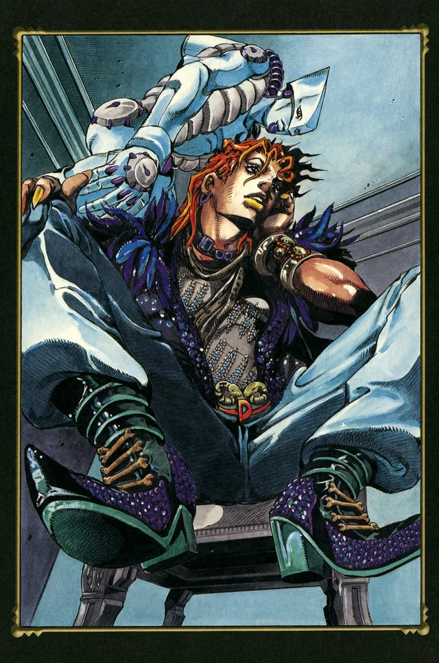 Araki Hirohiko Dio Brando Stand Jojo The World Jojo No Kimyou Na Bouken Non Web Source 0816