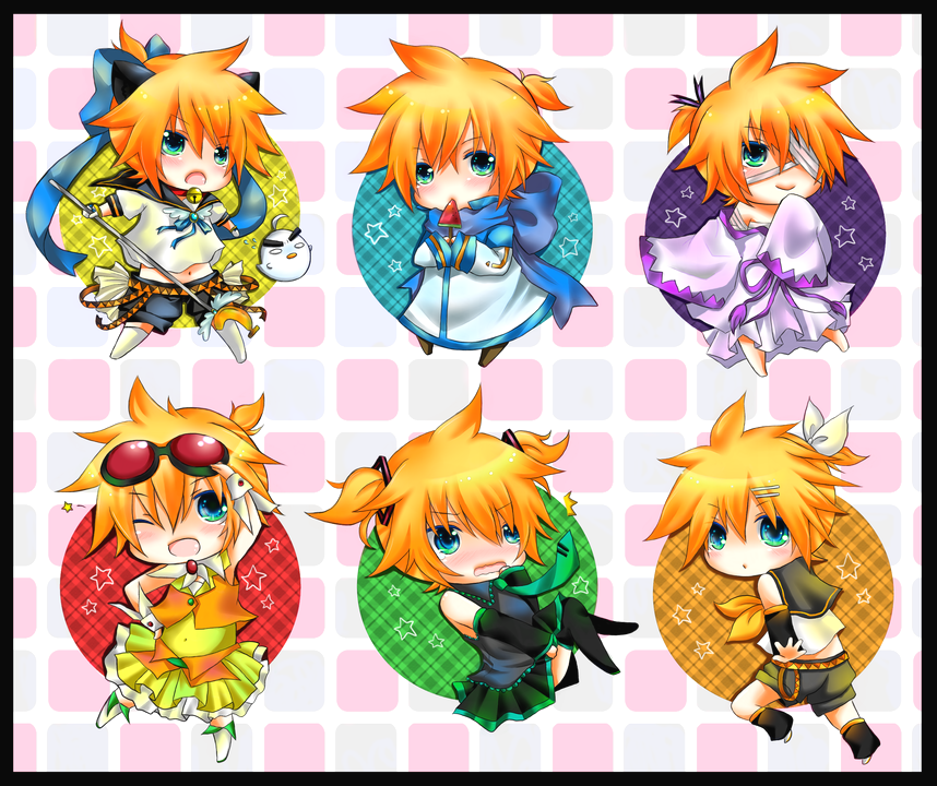 cosplay gumi_(cosplay) hakiri_tooru_(len0530) hatsune_miku_(cosplay) kagamine_len kagamine_rin_(cosplay) kaito_(cosplay) kamui_gakupo_(cosplay) male_focus vocaloid