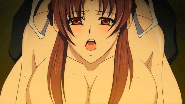 Akebi Kunoichi Sakuya Kunoichi Sakuya Animated Animated 1girl Blush Breasts Brown 