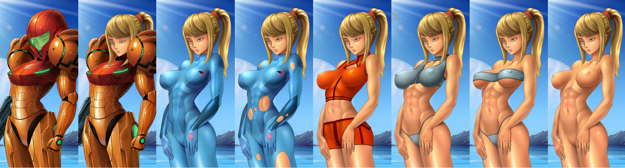 Zero suit samus naked