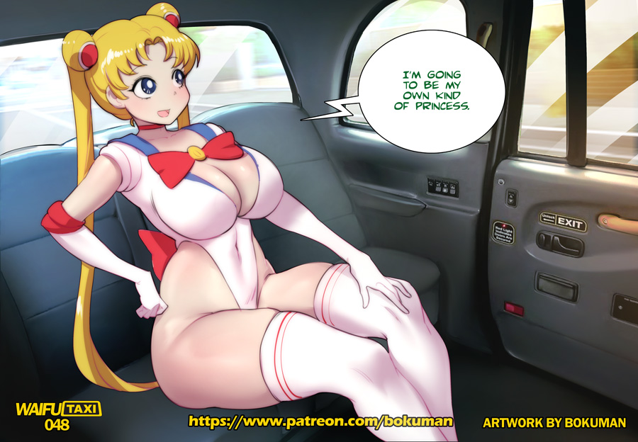 1girl 2022 2022s bad_tag big_breasts bishoujo_senshi_sailor_moon blonde_hair blue_eyes blue_eyes_female bokuman breasts car cleavage curvy double_bun elbow_gloves english english_text female female_focus gloves hair_bun hair_ornament large_breasts long_hair long_twintails motor_vehicle open_mouth sailor_moon sitting solo solo_focus speech_bubble tagme talking thick_thighs thighhighs thighs tsukino_usagi twintails twintails_(hairstyle) usagi_tsukino watermark wide_hips