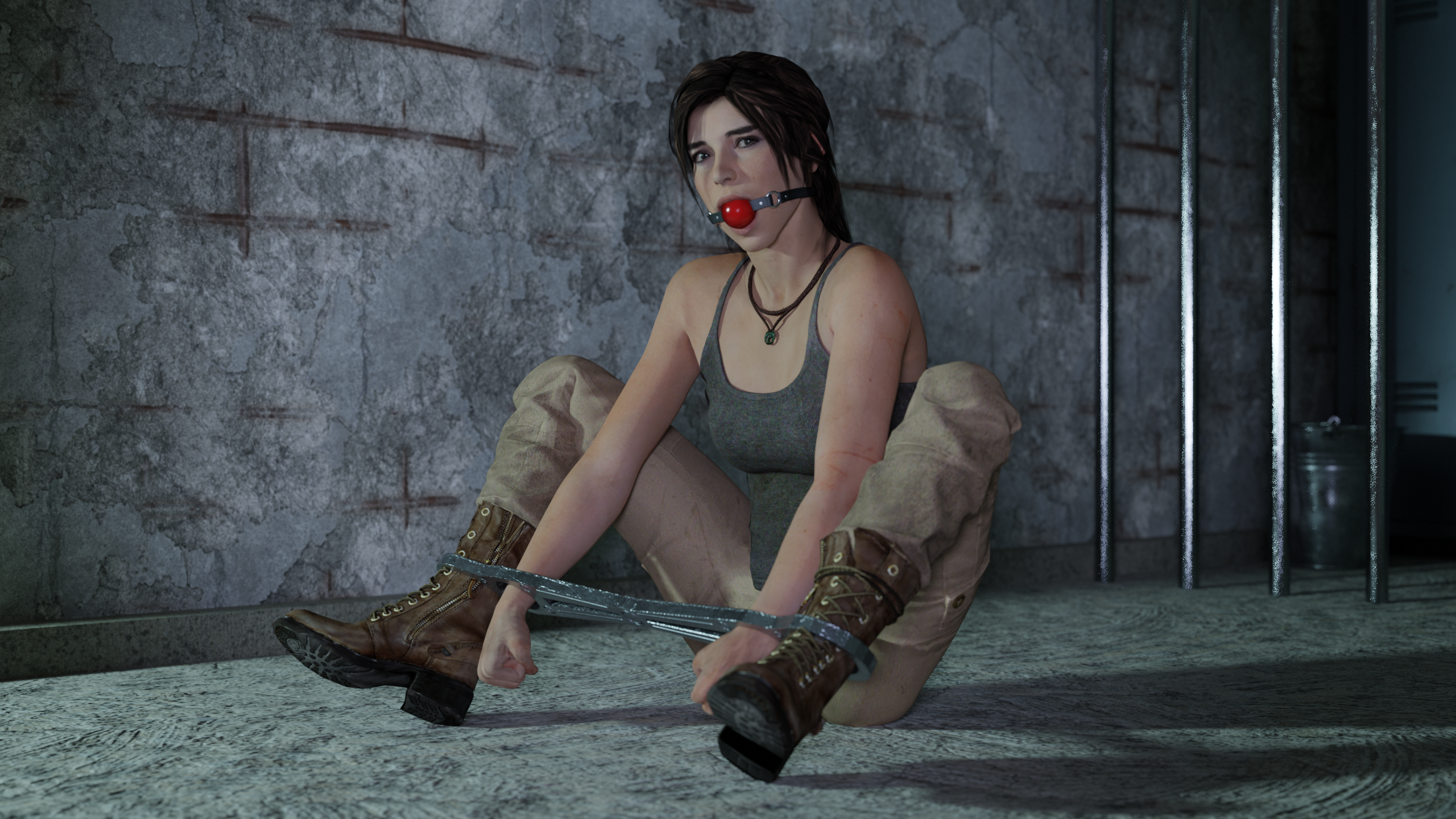 Lara croft bondage
