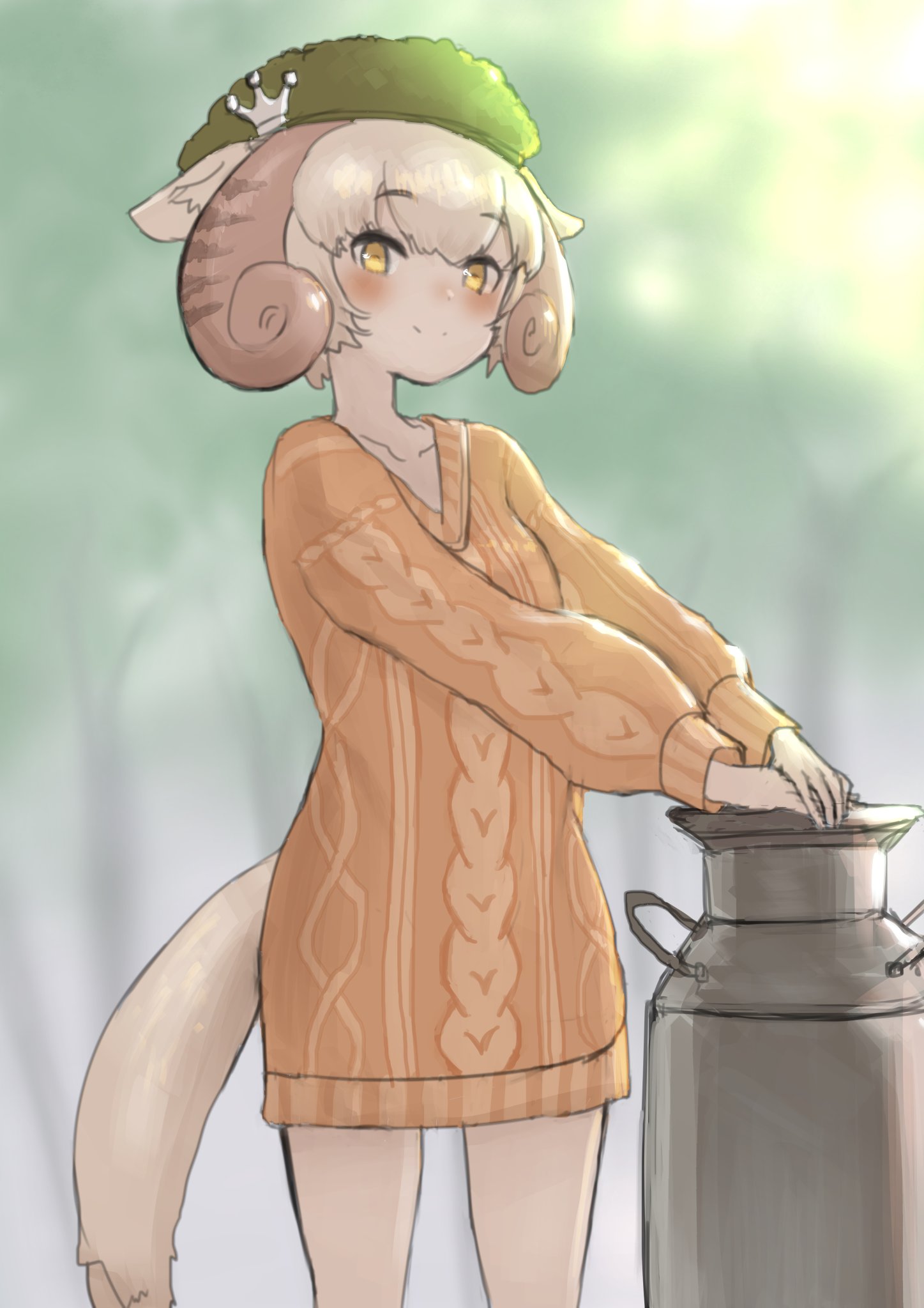 sheep anime girl