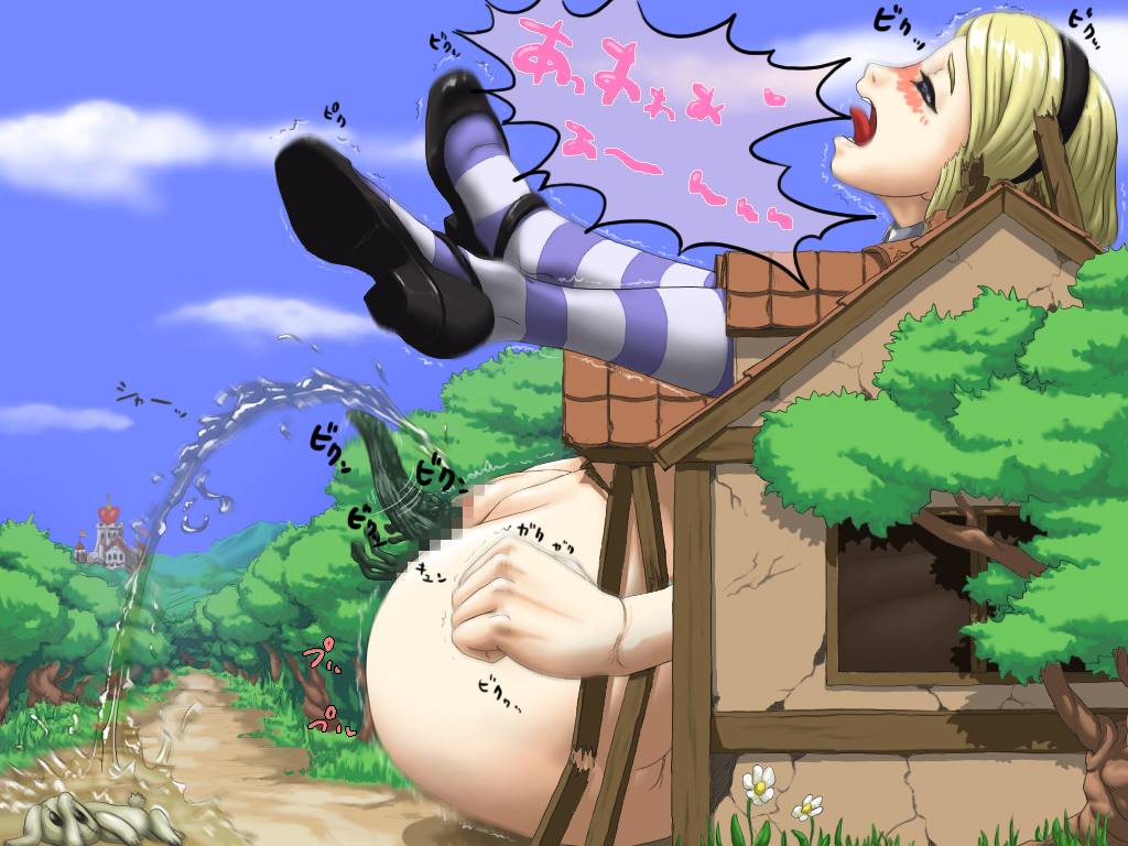 Alice In Wonderland Ass Porn - porika, alice (alice in wonderland), alice in wonderland, translation  request, 1girl, ass, bestiality, blonde hair, censored, creature inside,  giant, giantess, interspecies, mosaic censoring, peeing, pussy juice,  shoes, striped clothes, striped ...