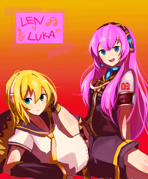 Hiwari Kagamine Len Megurine Luka Vocaloid Bad Id Bad Pixiv Id