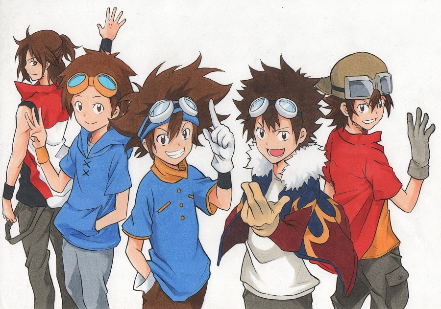 Daimon Masaru Digimon Savers Kanbara Takuya Matsuda Takato Motomiya Daisuke Yagami Taichi