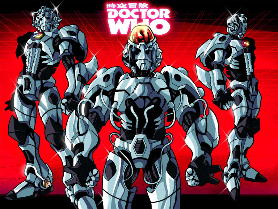 arm_fins cybermen cyborg doctor_who full_body no_humans otaking tagme