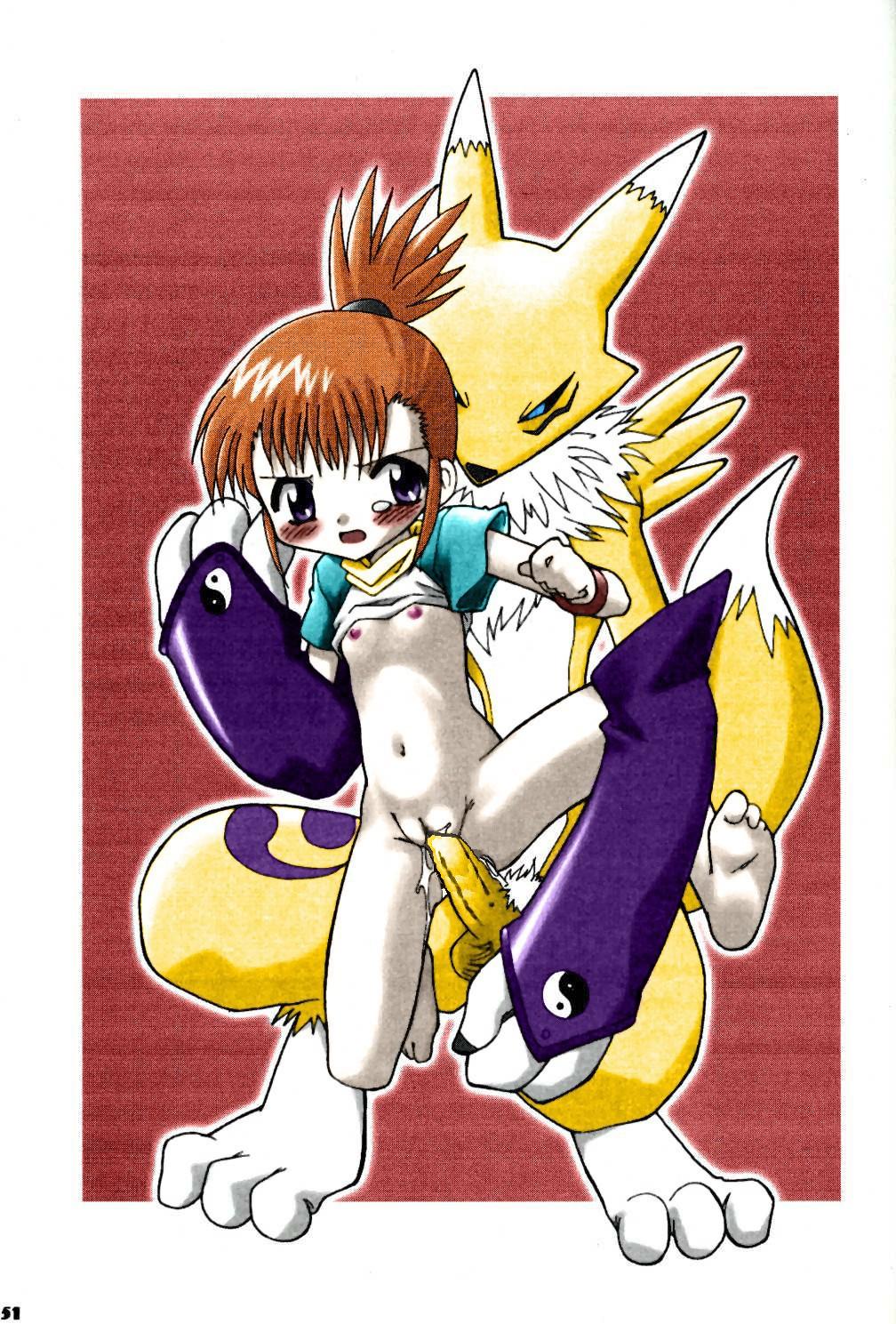 Makino Ruki Renamon Digimon Digimon Tamers Highres 00s 1girl