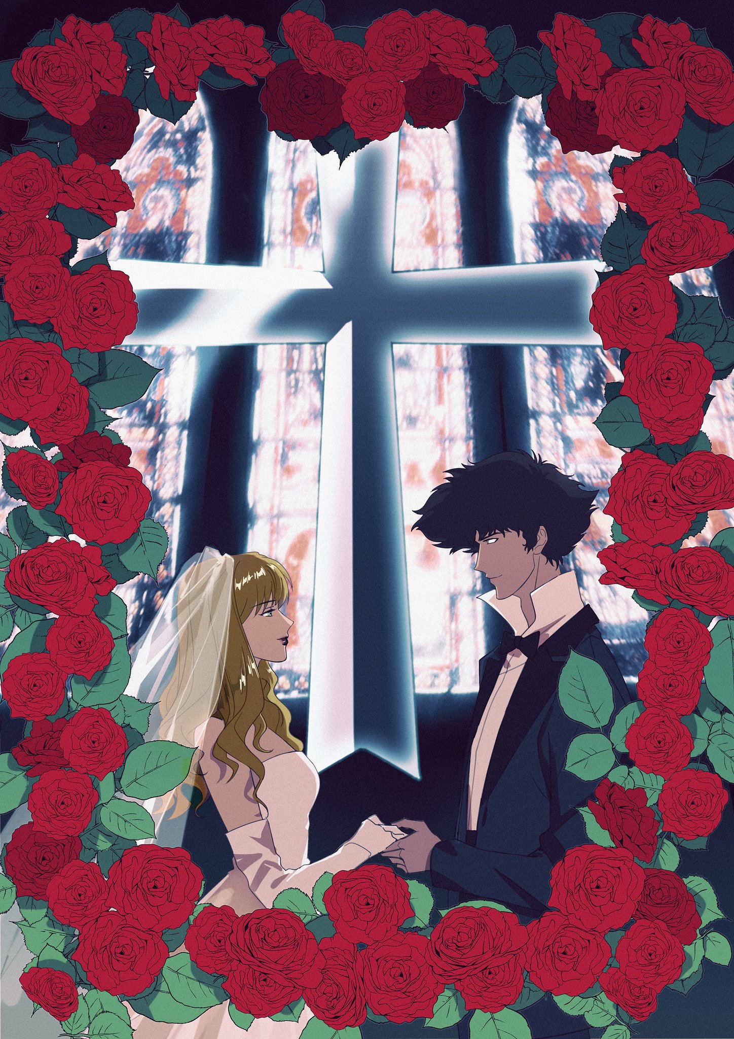 Julia Cowboy Bebop Spike Spiegel Cowboy Bebop 1boy 1girl Couple 3386