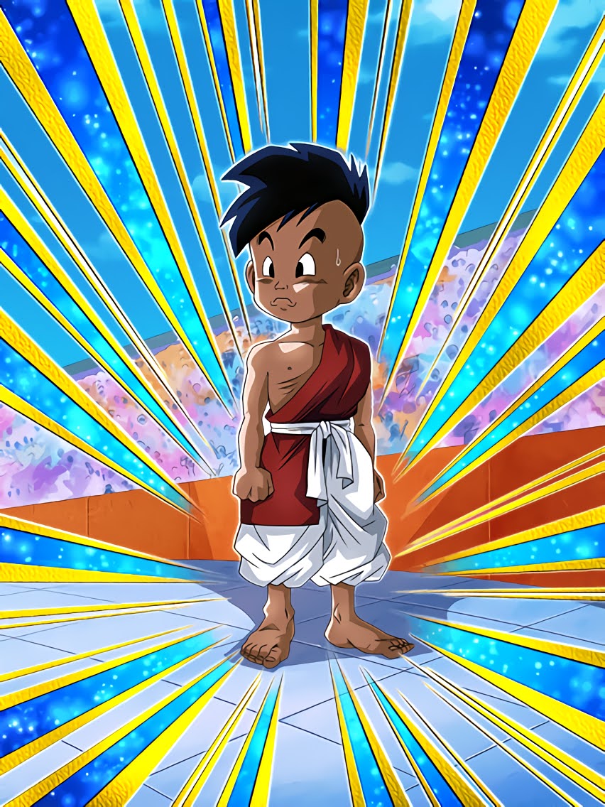 1boy black_eyes black_hair dokkan_battle dragon_ball official_art solo tagme uub