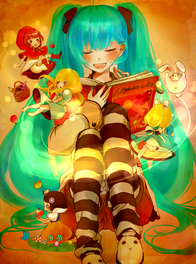 Hiyoyogi Alice Alice In Wonderland Hatsune Miku Little Red Riding Hood Grimm Snow White