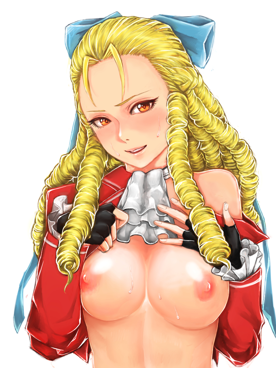Pocari66 Kanzuki Karin Capcom Street Fighter Street Fighter V Highres 1girl Blonde Hair 9059
