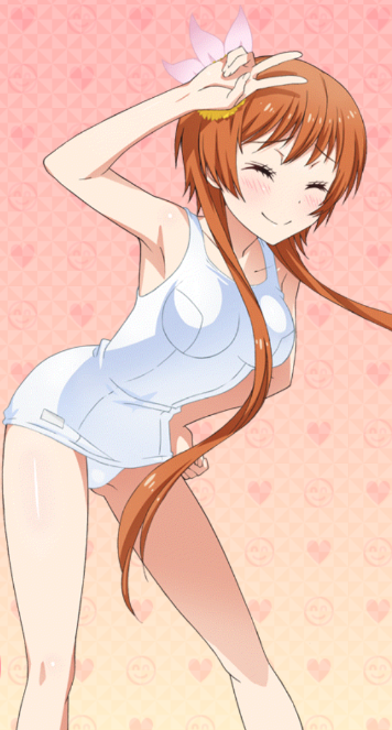 Tachibana Marika Nisekoi 10s 1girl Arm Up Armpits Breasts Brown