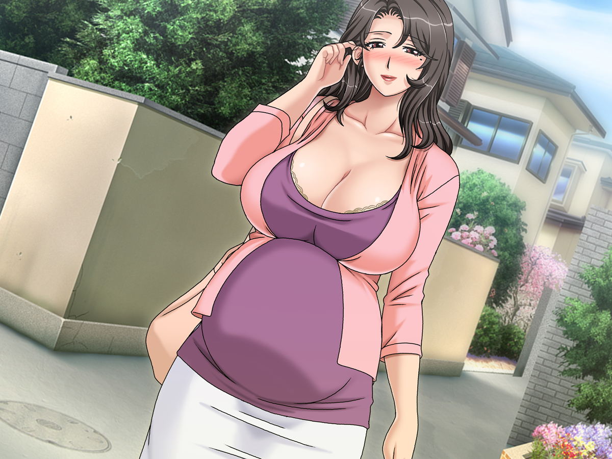 Big pregnant anime boobs