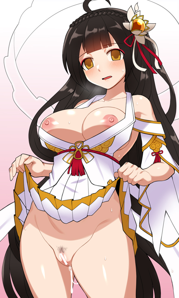 Nt00 Apsara Elsword Ara Haan Elsword 1girl Bikini Blush Braid Breasts Breasts Out