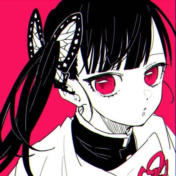 1girl bit_gag black_hair blunt_bangs blush bug butterfly butterfly_hair_ornament cape cloak closed_mouth demon_slayer_uniform expressionless gag gakuran hair_ornament haori inai_(vkvp8358) insect jacket japanese_clothes kimetsu_no_yaiba long_hair looking_at_viewer pink_background purple_eyes school_uniform side_ponytail simple_background solo tsuyuri_kanao white_cape white_cloak