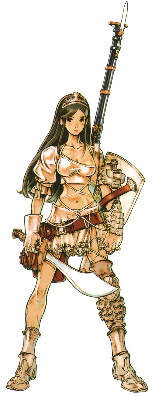 Yoshida Akihiko Aisha Ash Archaic Sealed Heat Ash Game Highres Official Art 1girl