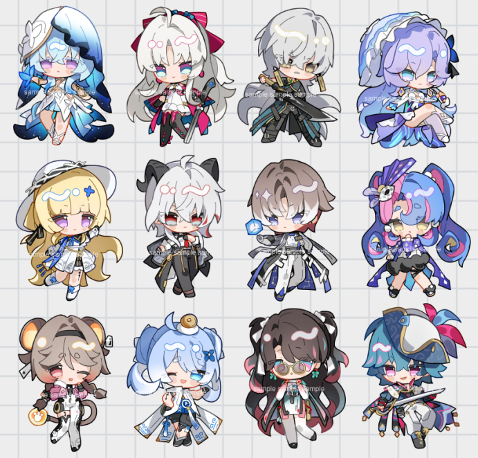 3boys 6+girls aqua_eyes black_horns black_pants blue_eyes blue_hair blue_veil boots bow brant_(wuthering_waves) brown_hair cantarella_(wuthering_waves) carlotta_(wuthering_waves) chibi chibi_only colored_eyelashes commentary crossed_legs cube cutlass dress earrings geshu_lin_(wuthering_waves) grape_(grapedraws) grey_hair hair_bow hair_ornament hashtag-only_commentary hat holding holding_sword holding_weapon horns jewelry long_hair looking_at_viewer lumi_(wuthering_waves) multicolored_hair multiple_boys multiple_girls necktie one_eye_closed pants parasol phoebe_(wuthering_waves) pink_bow purple_eyes purple_hair red_necktie roccia_(wuthering_waves) shirt shorekeeper_(wuthering_waves) sitting skirt streaked_hair sword tacet_mark_(wuthering_waves) thick_eyebrows thigh_boots tricorne two-tone_hair two-tone_veil umbrella veil very_long_hair weapon white_dress white_hair white_hat white_pants white_shirt white_skirt white_veil wuthering_waves x_hair_ornament xiangli_yao yellow_eyes youhu_(wuthering_waves) zani_(wuthering_waves) zhezhi_(wuthering_waves)