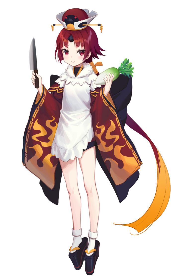 Ahri Ari 30305 Benienma Fate Fategrand Order Fate Series White Legwear 1girl Apron 3071