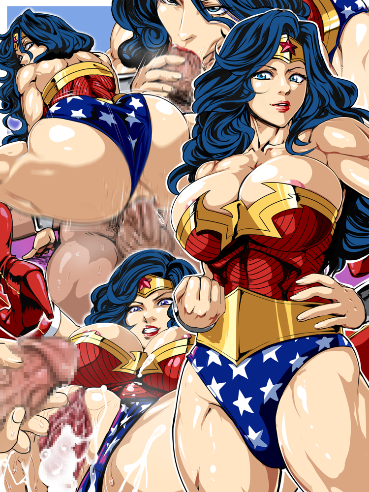 Raburebo Wonder Woman Dc Comics Wonder Woman Series 1girl Ass Bare Legs Bare Shoulders