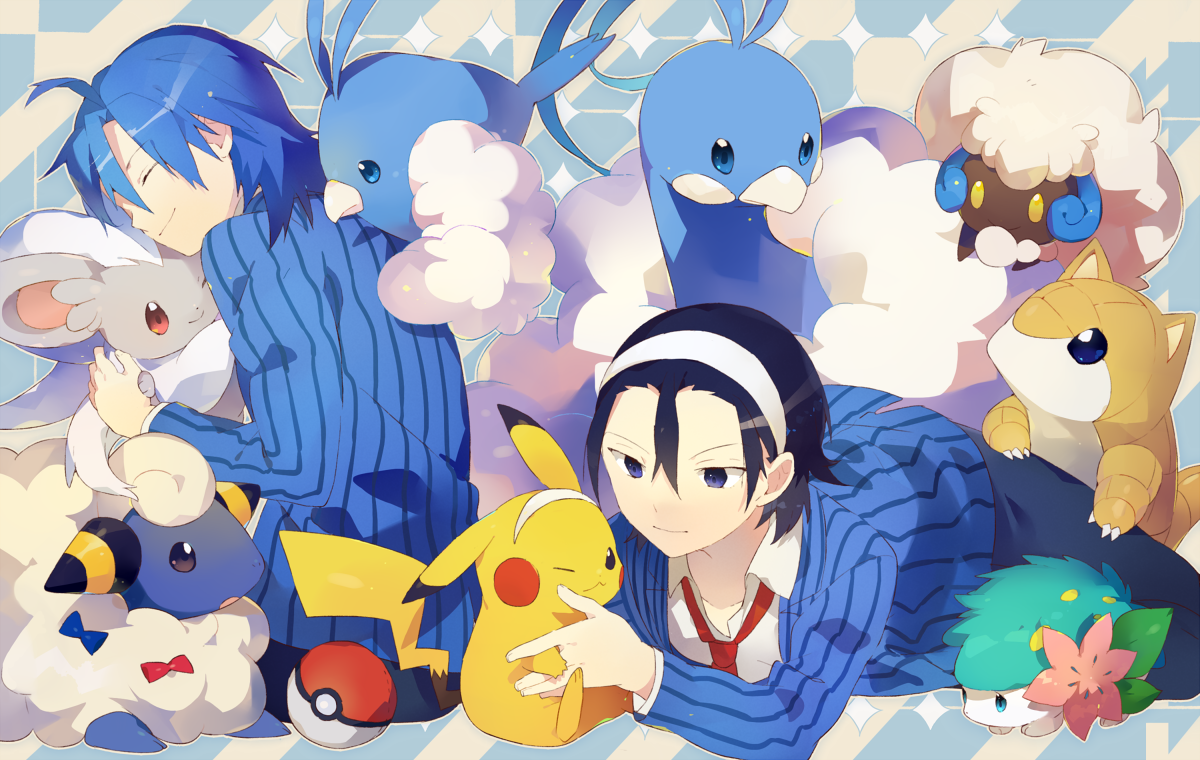 blue hair pokemon gen 4