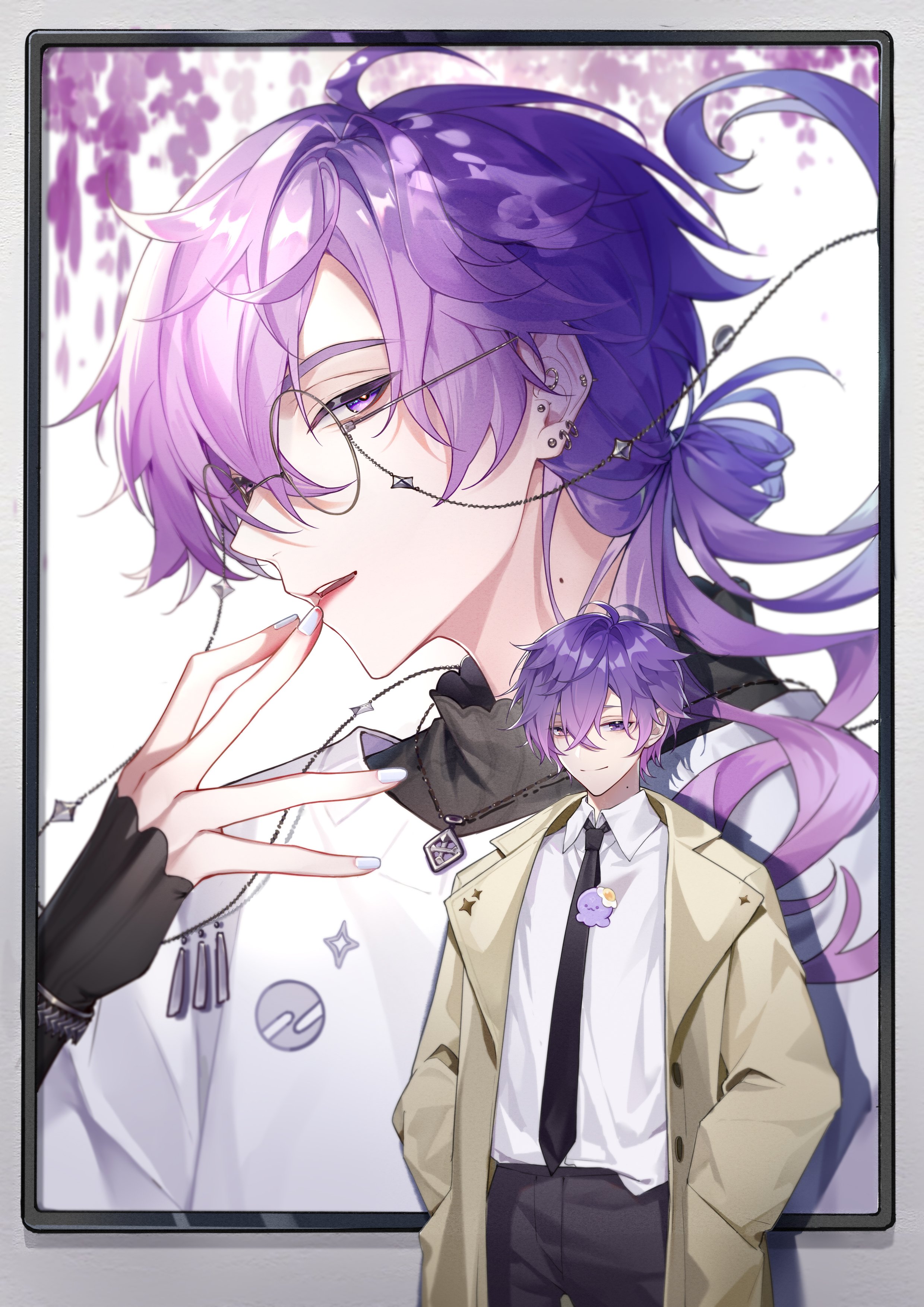 The Hottest Anime Guy With Purple Hair