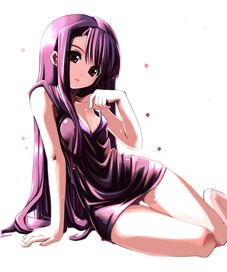 1girl arm_support beatrice_(wild_arms) beatrice_(wild_arms_3) bottomless female_focus hip_focus long_hair mayfeld purple_hair purple_skirt red_eyes skirt solo very_long_hair white_background wide_hips wild_arms wild_arms_3