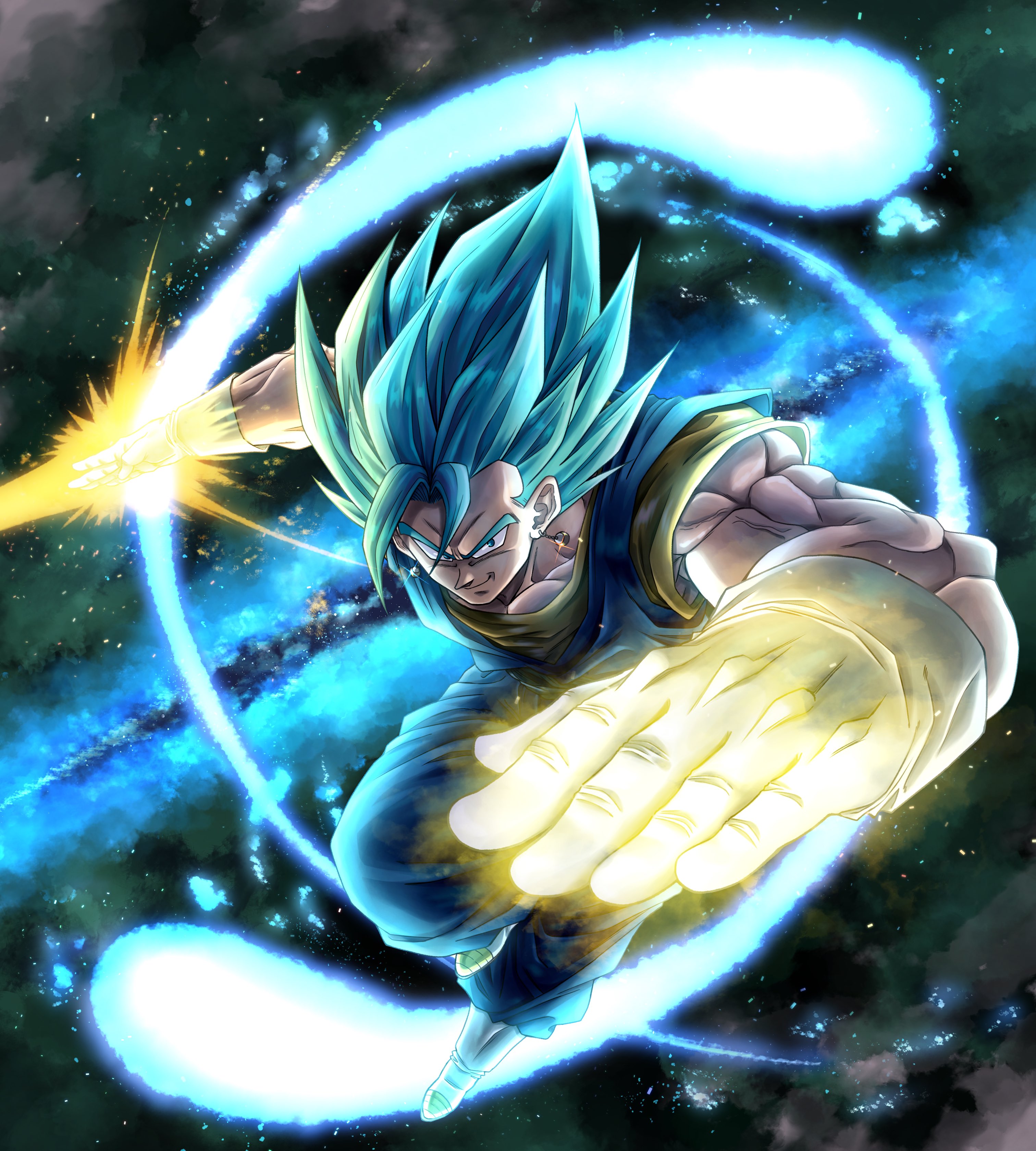 super saiyan blue goku fanart : r/Dragonballsuper