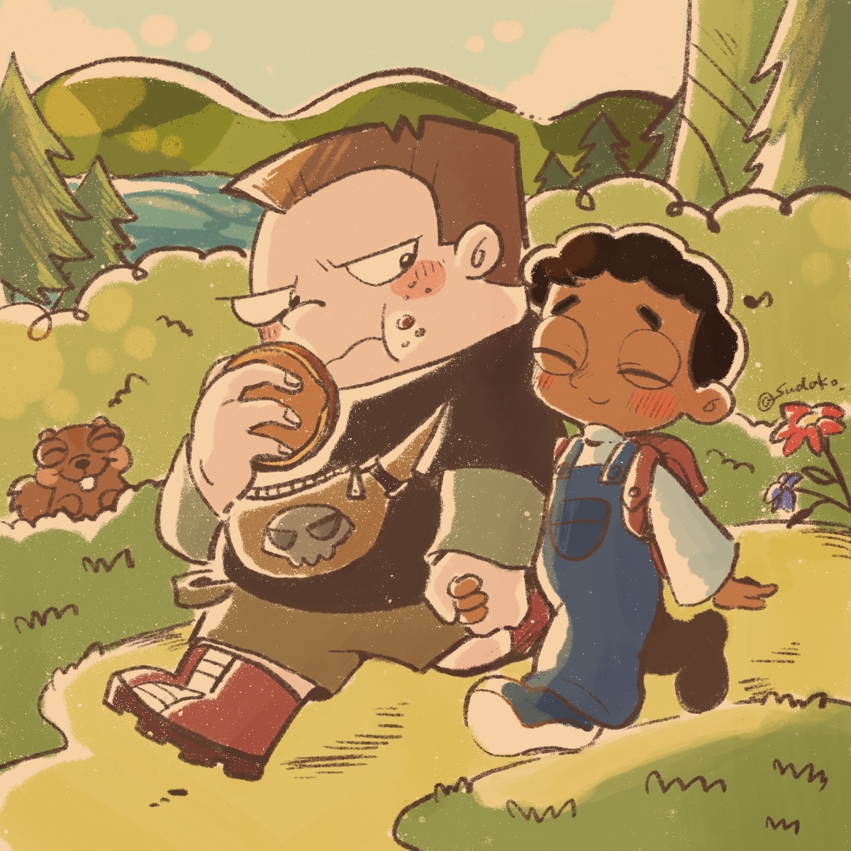 Baljeet Tjinder Buford Van Stomm Phineas And Ferb Artist Request Highres 2boys Bush 2371