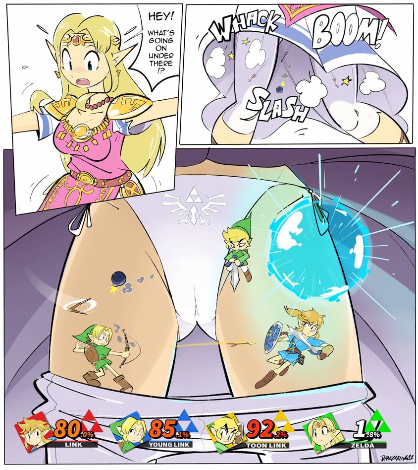 Zelda Upskirt.