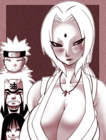 breasts huge_breasts jiraiya_(naruto) lowres nakagami_takashi naruto naruto_(series) orochimaru_(naruto) tsunade_(naruto) uzumaki_naruto