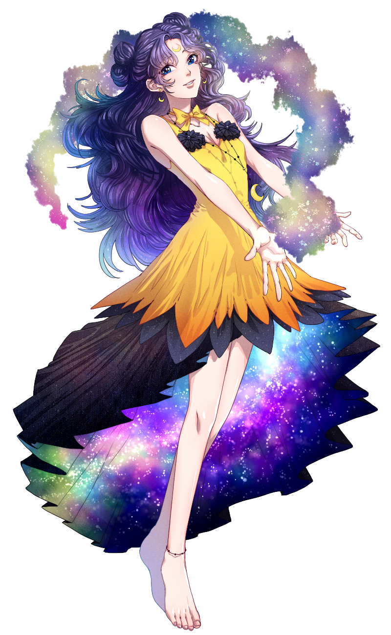 Luna Sailor Moon Luna Sailor Moon Human Bishoujo Senshi Sailor Moon Highres 1girl 