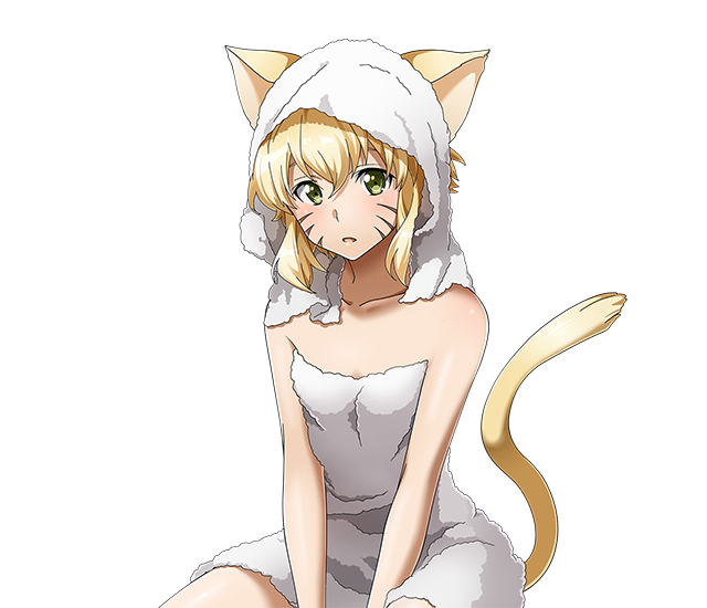 1girl animal_ears argo_the_rat between_legs blonde_hair breasts cat_ears cat_tail cleavage collarbone facial_mark female_focus green_eyes hand_between_legs long_hair naked_towel open_mouth shiny_skin short_hair_with_long_locks sidelocks sitting small_breasts solo sword_art_online tail towel towel_on_head transparent_background whisker_markings