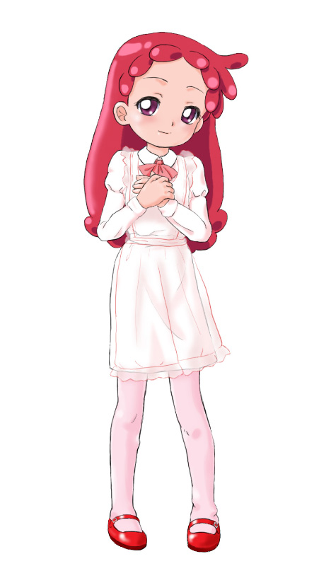 1girl harukaze_doremi ojamajo_doremi pink_eyes red_hair satsuki_yamai tagme