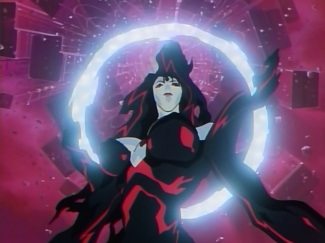 1990s_(style) 1girl breasts choujin_gakuen_gowcaizer female_focus large_breasts omni_exist screencap solo