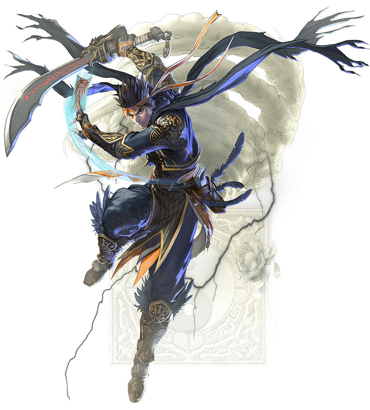 1boy full_body hwang_seong-gyeong kawano_takuji male_focus solo soul_calibur soulcalibur soulcalibur_vi tagme tornado transparent_background