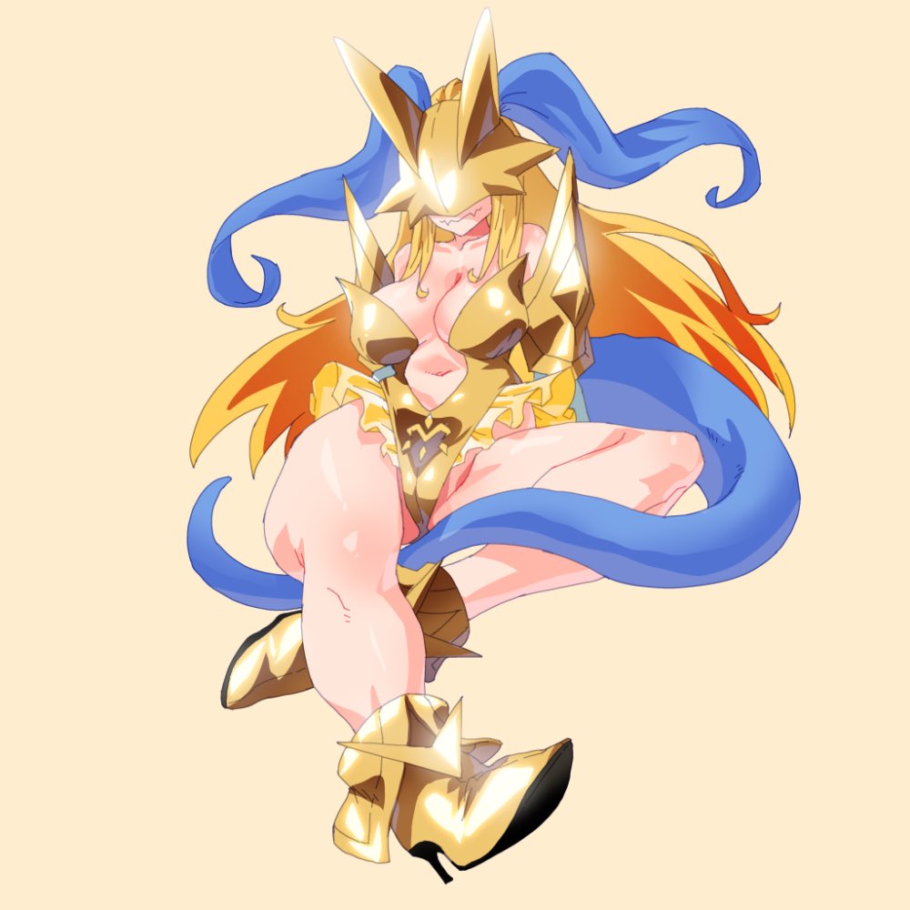 1girl angewomon digimon digimon_(creature) female_focus gerusyu magnamon oridigi original solo