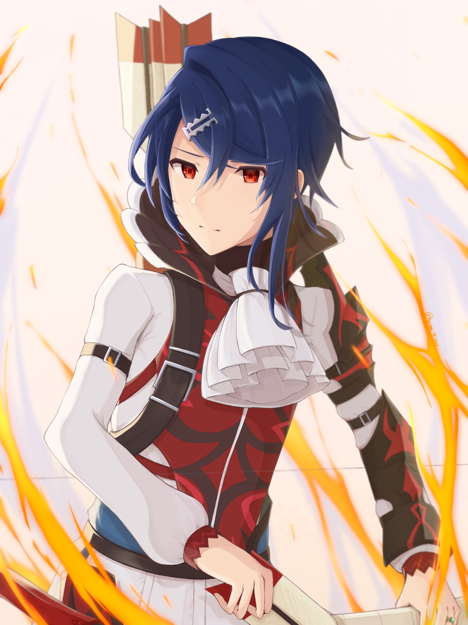 fire emblem engage, red eyes, ascot, 1boy, fire emblem - Anime R34