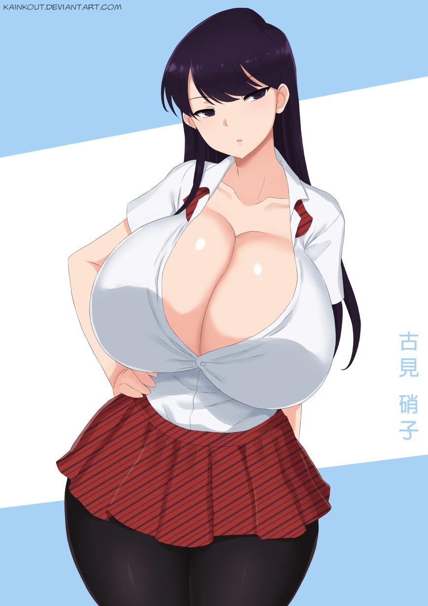 Kainkout Komi Shouko Komi San Wa Komyushou Desu Commission Highres 1girl Artist Name 7627