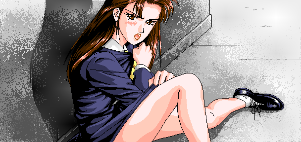 1990s_(style) akiko_(game) game_cg himuro_serika kirishima_yurina pc98 retro_artstyle tagme