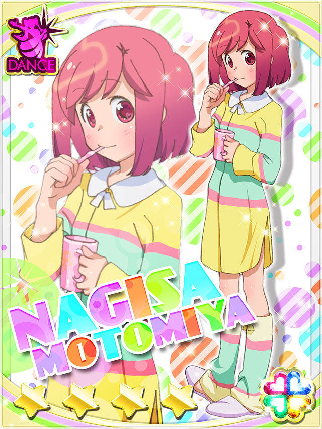 1girl akb0048 brushing_teeth card_(medium) character_name closed_mouth collared_shirt cup ebata_risa full_body heart holding holding_cup holding_toothbrush long_sleeves looking_at_viewer motomiya_nagisa non-web_source official_art pajamas pink_hair pink_slippers red_eyes shirt short_hair slippers solo sparkle standing star_(symbol) three-quarter_sleeves toothbrush toothbrush_in_mouth zoom_layer