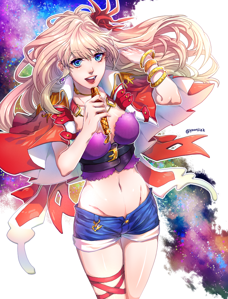 Sheryl Nome Macross Macross Frontier Macross Frontier Itsuwari No Utahime 1girl Belt 7637