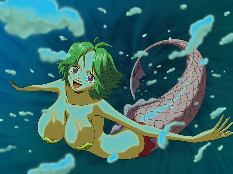 Camie One Piece Nude Filter Third Party Edit Breasts Mermaid